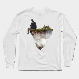 Imaginary Landscape Castle Landscape In The Sky Long Sleeve T-Shirt
